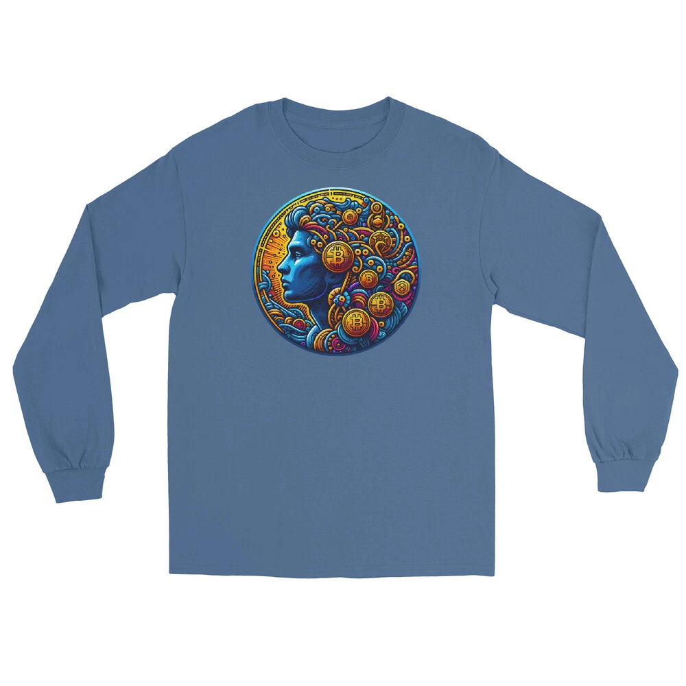 Digital Asset Bitcoin BTC Crypto Coin Token Long Sleeve Shirt