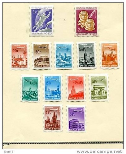 Hungary Accumulation 1936-1966 MH/Used on 13 pages Cv 468 euro - Picture 3 of 12