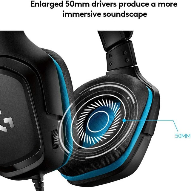 Logitech G432 7.1 Surround Sound Wired Gaming Headset for sale online | eBay