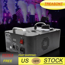 1200W RGB DMX Smoke Fog Machine Low Profile Portable Stage Haze Machine DJ Hazer