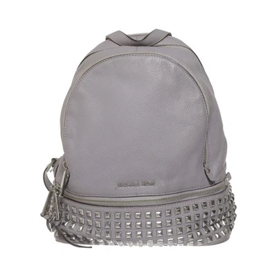 Michael Kors, Rucksack, Rhea, Unisex (Erwachsene), Leder, Grau, Einfarbig #fID - Bild 1 von 4