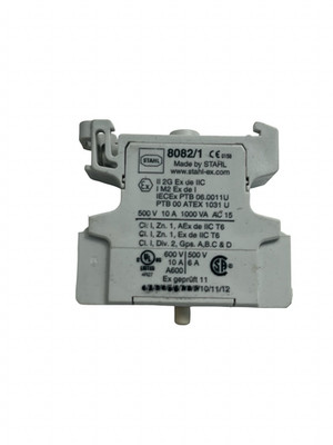 Bloco de Contato Auxiliar R. STAHL 8082/1 NC 10A 500V Industrial