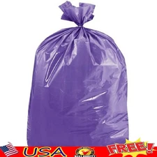 Durable Unscented 50 Gallon Trash Bags 100 Count Heavy Duty Commercial Use