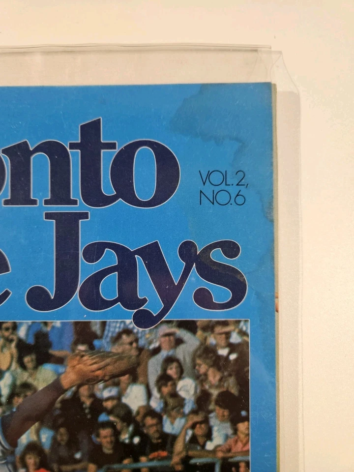1978 Toronto Blue Jays Scorebook Magazine Vol. 2 No. 6 Vintage MLB - Image 2 of 3