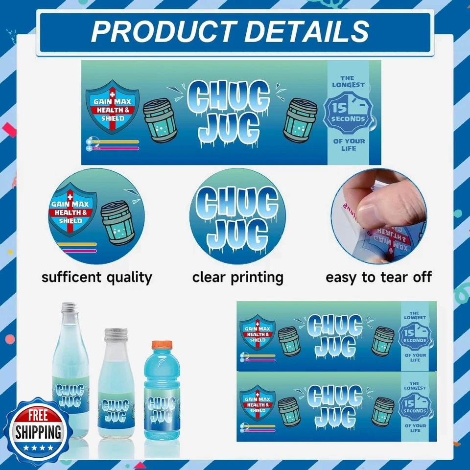 Paquete de 24 etiquetas de botellas de agua para videojuegos decoración de fiesta de cumpleaños para jugadores Foto 3 de 4