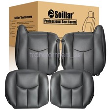 For 2003 2004 2005 2006 Chevy Silverado 1500 2500 Leather Seat Cover Dark Gray For 2003 2004 2005 2006 Chevy Silverado 1500 2500 Leather Seat Cover Dark Gray