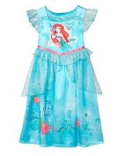 Disney Girls  Little Princess Fantasy Gown, Ariel - Ocean Dreams, 3T