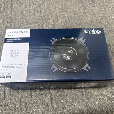 NEW Infinity REFERENCE Series REF-407F, 4'' Coaxial Car Audio Speakers New