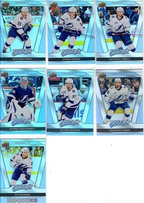 Tampa Bay Lightning 2025/26 MVP SILVER COLLECTIONS Lot BASE/RC's 7 Cards