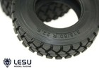 Big Sale 1/14 LESU 1 Pair Upgraded Rubber Tires for RC Tractor Truck TOUCAN Car — photo 3