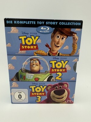 TOY  STORY  1 + 2 +  3   im Schuber     Blu-ray     (3Discs)    Zustand sehr gut