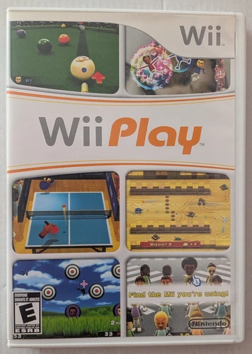 Wii Play (Wii, 2007) CIB w/ Manual Tested and Working