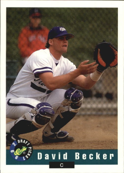 1992 Classic Draft Picks #106 David Becker - BB