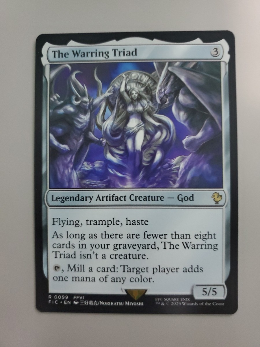 MTG The Warring Triad Commander: Final Fantasy Regular Rare | eBay