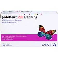 Jodetten 200 Henning Tabletten 100St - PZN 4926007