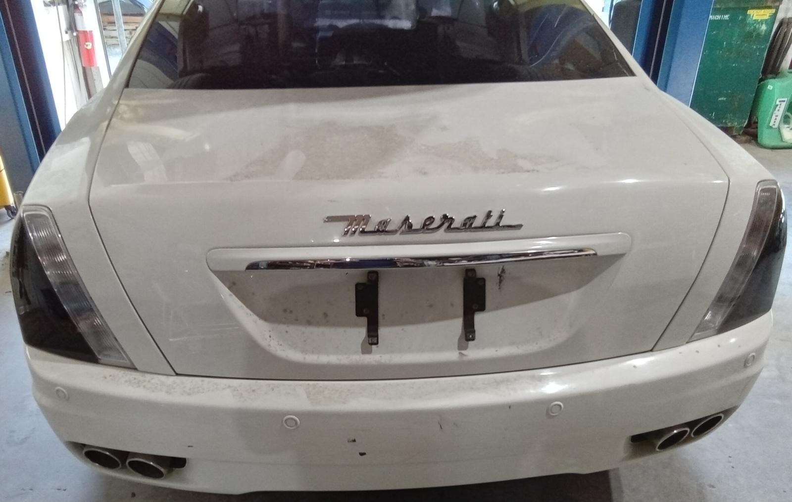 2003-2008 Maserati Quattroporte M139 Rear Deck Lid Trunk Shell OEM White