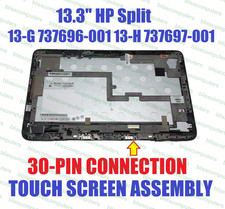 HP Split X2 13-G110DX 13.3" FHD LED LCD Touch Screen Display Assembly Bezel