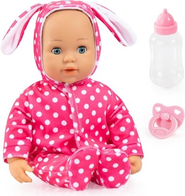Bayer Design 93822AB Interaktive Babypuppe Anna sprechend Schnuller Flasche NEU