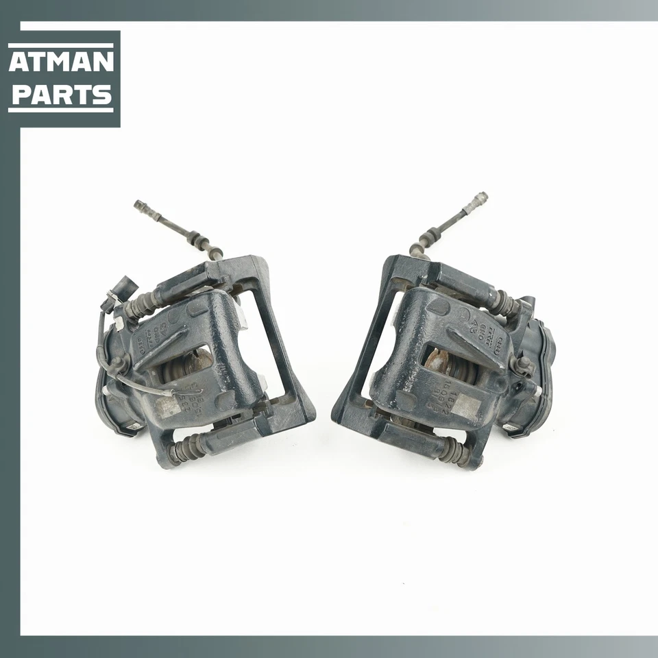 Juego de pinzas de freno traseras 12-18 Audi 4G8 S7 S6 con actuador 4G0615403C OEM Foto 2 de 4