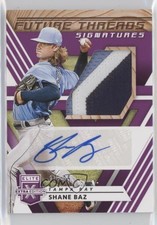 2020 Panini Elite Extra Edition Purple 18/25 Shane Baz #FTS-SB Auto 1j2