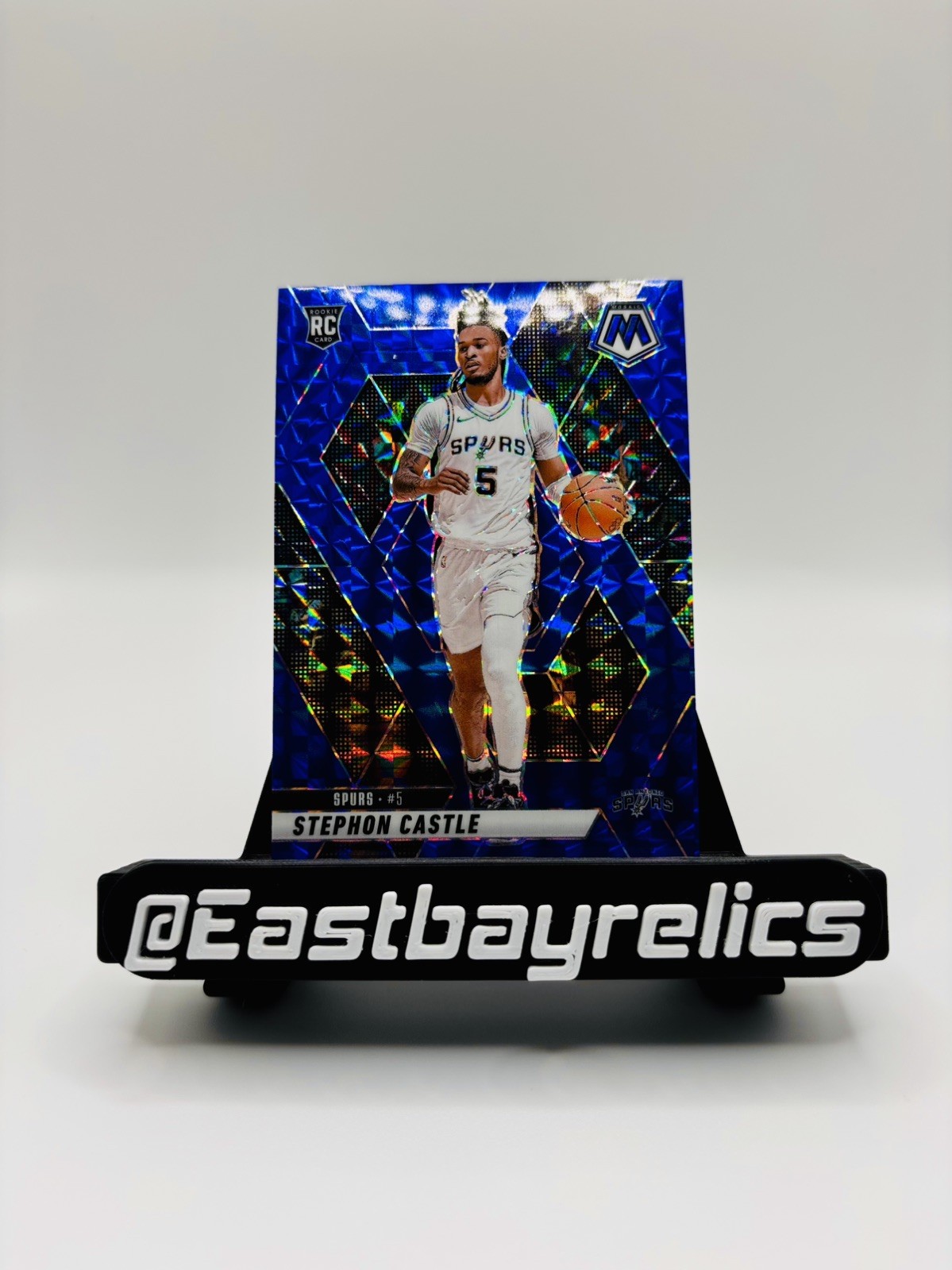 2024-25 Mosaic STEPHON CASTLE (RC) #236 Blue Prizm /199 SPURS ROTY