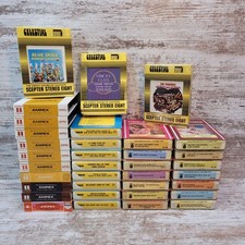 8-Track Cassette Tapes Lot Of 35 With Original Sleeves Not Tested See Pics VTG