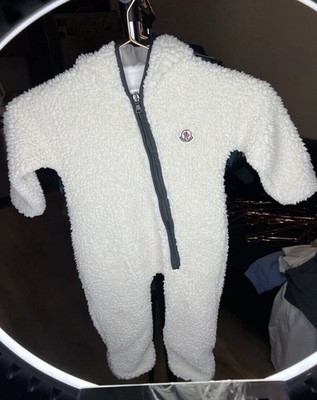 Moncler Baby Teddy Fleece One-Piece Snowsuit  12 18 Months    No Tags
