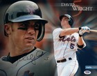 DAVID WRIGHT SIGNED AUTOGRAPH 11X14 PHOTO - NEW YORK METS LEGEND, ALL-STAR, PSA