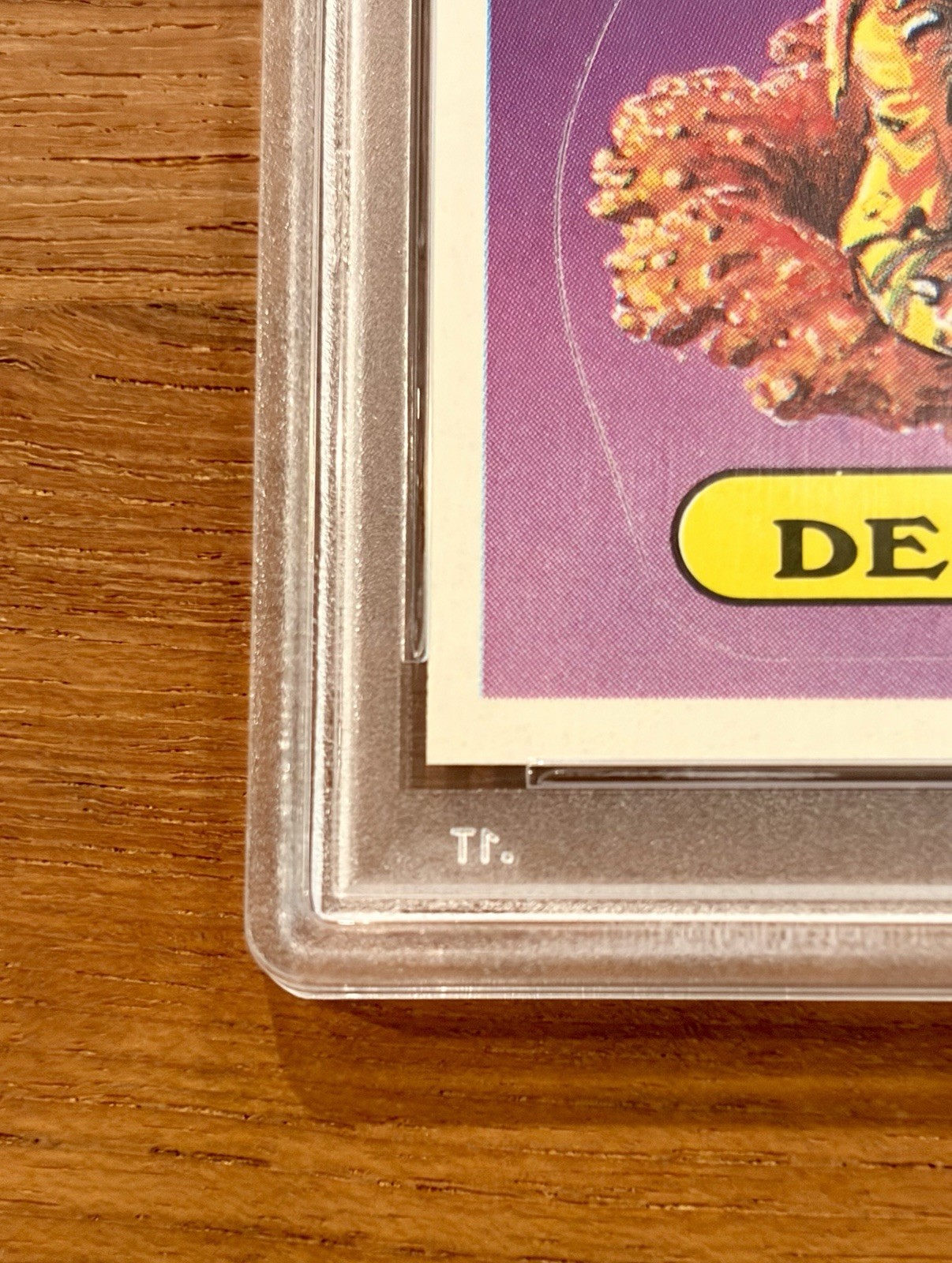 1985 GPK Garbage Pail Kids OS1 - Dead Ted 5a Checklist Glossy - PSA 9 MINT! view 6