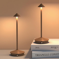2 Pack LED Rechargeable Cordless Table Lamps,Portable Outdoor 5000mAh Battery Op