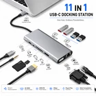 8 in1 Type C to USB-C 4K HDMI USB 3.0 Hub Adapter Cable Lead For MacBook Samsung