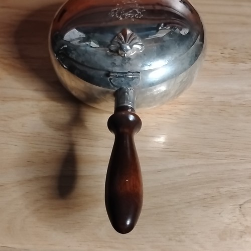 Vintage Poole Silver Co. Silent Butler Crumb Catcher 75 Wood Handle ...