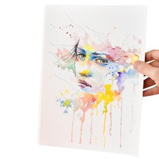 100 Cotton Watercolor Paper 5x7 Inch 140lb/300gsm Double-Sided 10 Sheets