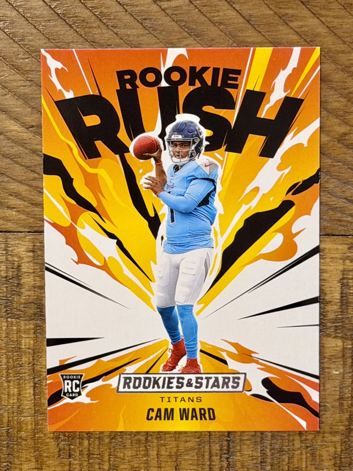 2025 Rookies & Stars Cam Ward #3 Titans RC Rookie Rush