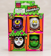 RARE Teenie NeeDoh Haunted House 4 Pack Halloween Minis Spooky Squishkin