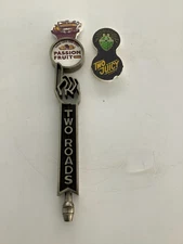 Two Roads Metal Finger Beer Tap Handle: Passion Fruit & Two Juicy/Toppers