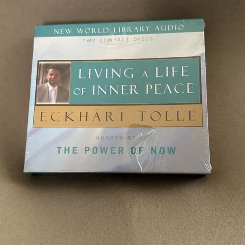 Living a Life of Inner Peace by Eckhart Tolle (2004, Compact Disc) - Afbeelding 1 van 2