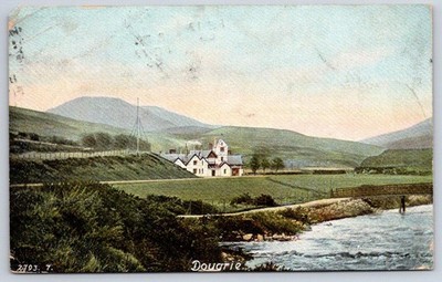 Manchester Antique United Kingdom Postcard ARRAN Dougrie Lodge Scenic 1906