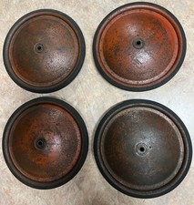 Vintage Official Soap Box Derby Tires Wheels Set of 4 12  Or 30.5 Centimeters
