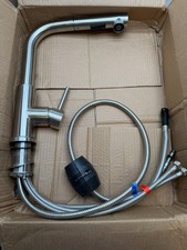 Build Essentials MK064F2-B Stainless Steel 1.8 GPM Pull-Out Kitchen Faucet Used