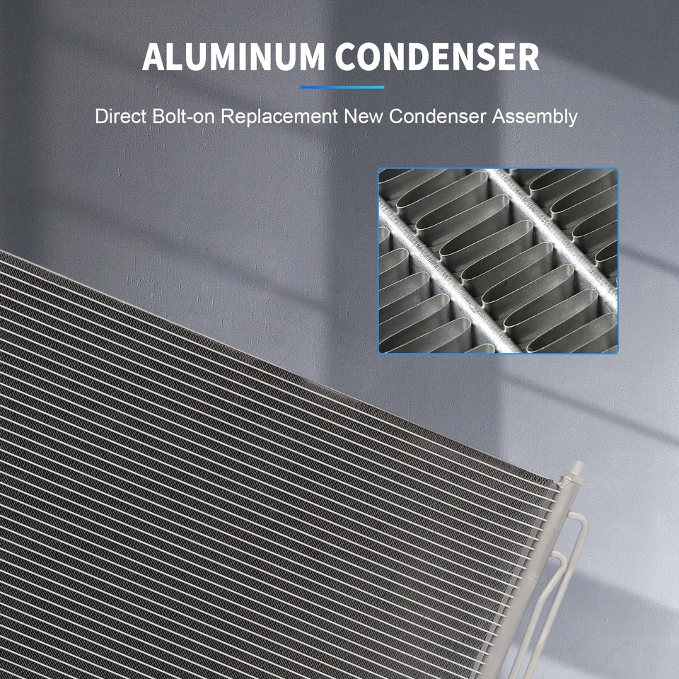 AC Condenser For 2005-2017 Nissan Frontier 2.5L 2009-2012 Suzuki Equator 4.0L - Image 3 of 4