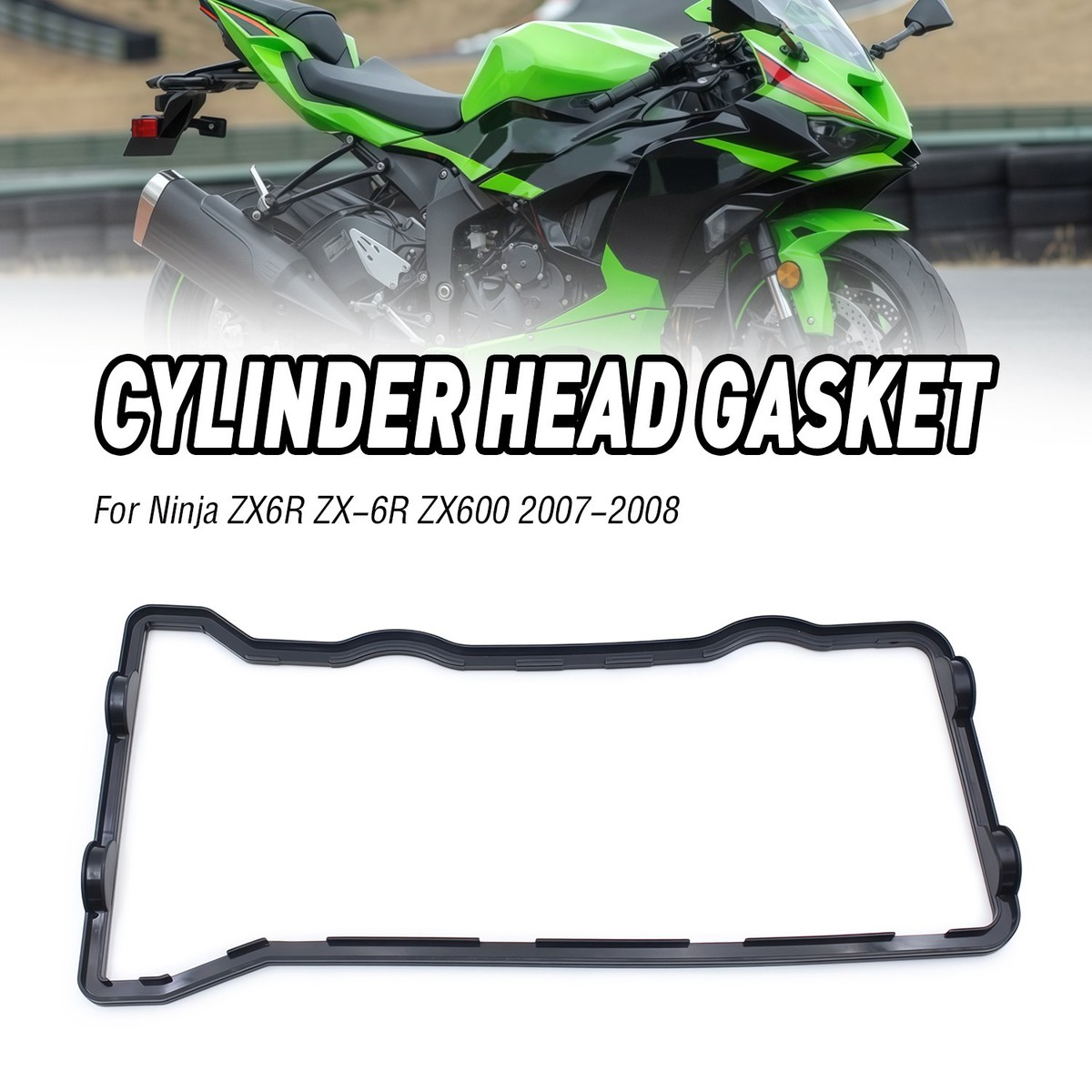 Cylinder Head Valve Cover Gasket For Kawasaki Ninja ZX-6R ZX6R