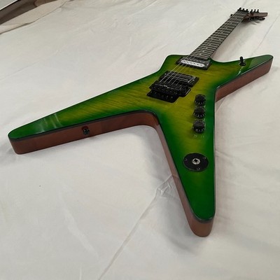Green Dime Electric Guitar HH Black Hardware 6string Rosewood Fretboard Freeship