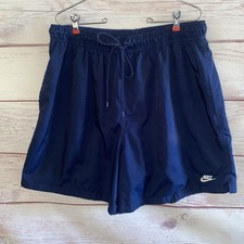 Nike Swim Trunks Mens XL Navy Blue Mesh Lined Shorts Y2K Beach Vacation B33