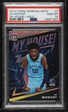 2019 Panini Donruss Optic My House! Holo Prizm Ja Morant #7 PSA 10 GEM MT 0al4