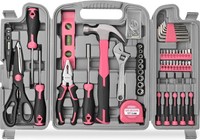 Hi-Spec Werkzeugkoffer Mit Hammer, Bit-Set, NüSsen Und Schraubendreher Pink