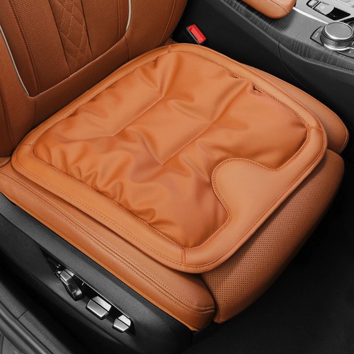 1pc Car Front Seat Comfort Cushion Universal Leather Seat Cushion Accessories - Picture 15 of 15