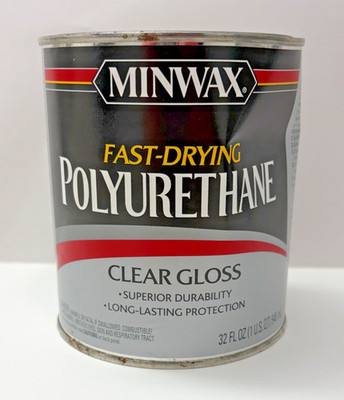 Minwax Fast-Drying Polyurethane   Clear Gloss, 32 fl oz