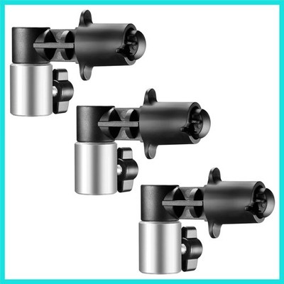 3 Pack Reflector Holder Backdrop Clamp, Sturdy Aluminum Alloy Photography Ref...