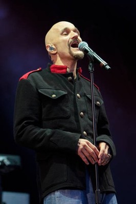 Tim Booth of James performs during Kendal Calling at Lowther Deer - Old Photo